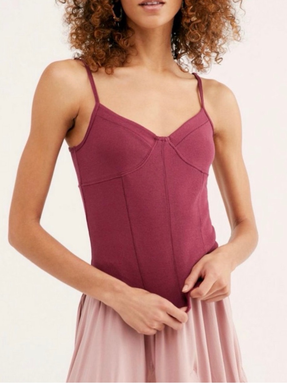 Free People Intimately “More In Love” Corset Cami